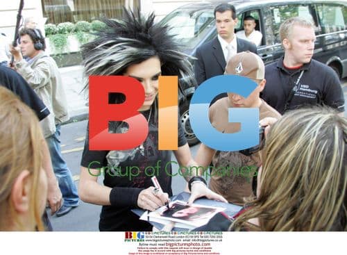 Tokio Hotel Members Leave Hotel in Paris