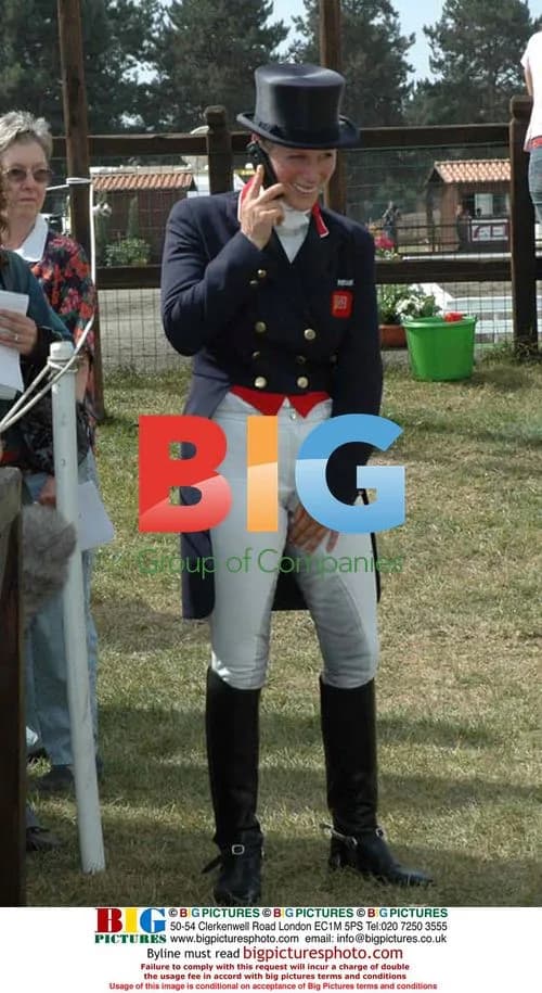 Zara Phillips at Horse Riding Championship in Rome
