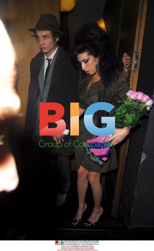 Amy Winehouse and Blake Leaving Birthday Celebration