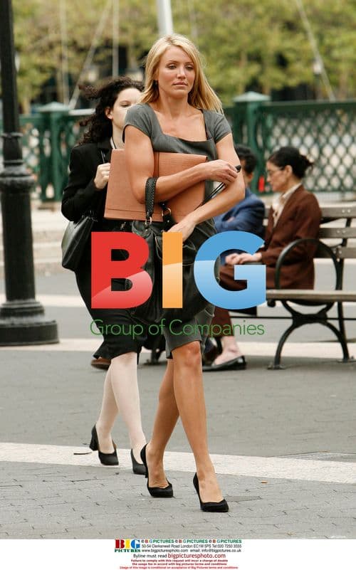 Cameron Diaz filming 'What Happens In Vegas'