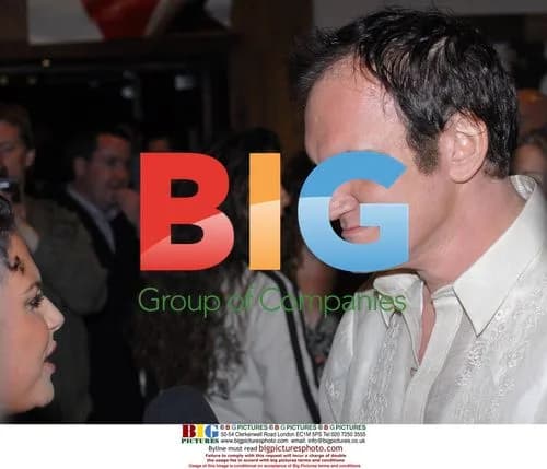 Quentin Tarantino and guests at 'Death Proof' premiere