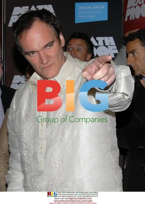 Tarantino at Death Proof Premiere in Dublin