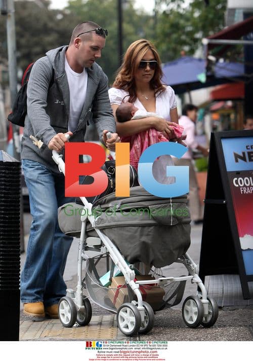 Myleene Klass with baby daughter Ava