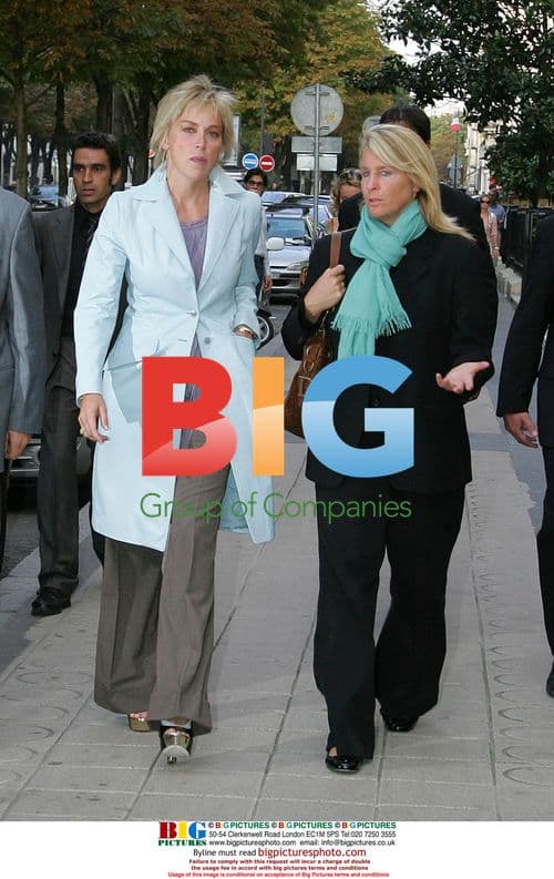 Sharon Stone Shopping in Paris