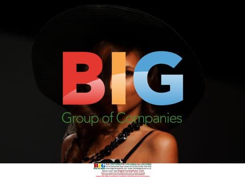 Model on runway for Caroline Charles show