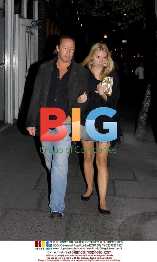 Julian Lennon and Tara Leniston on date in Dublin