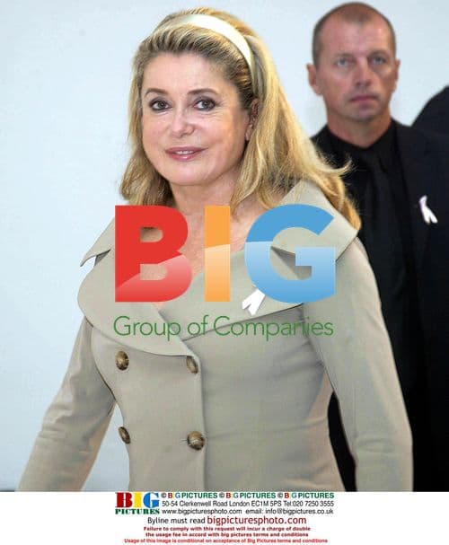 Catherine Deneuve Presents Pink Ribbon Award