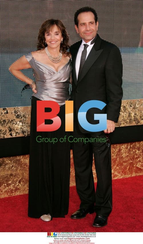 Tony Shalhoub and wife at 59th Primetime Emmy Awards