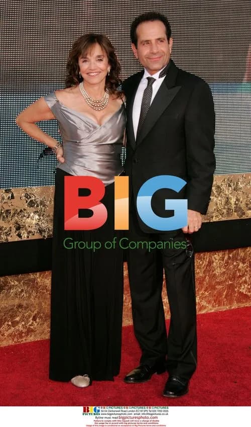 Tony Shalhoub and wife at 59th Primetime Emmy Awards
