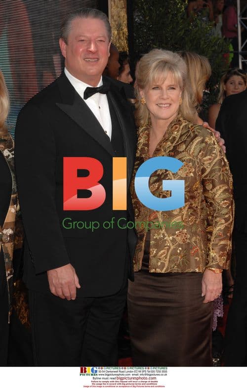 Al Gore and Tipper at 59th Emmys