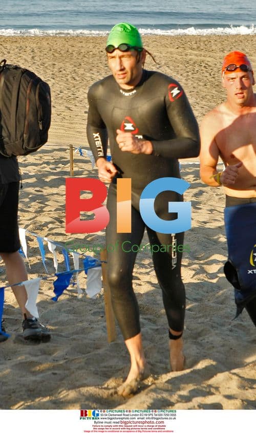 David Duchovny at Nautica Malibu Triathlon