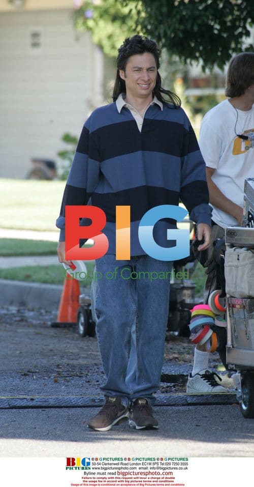Zach Braff and Donald Faison film scenes