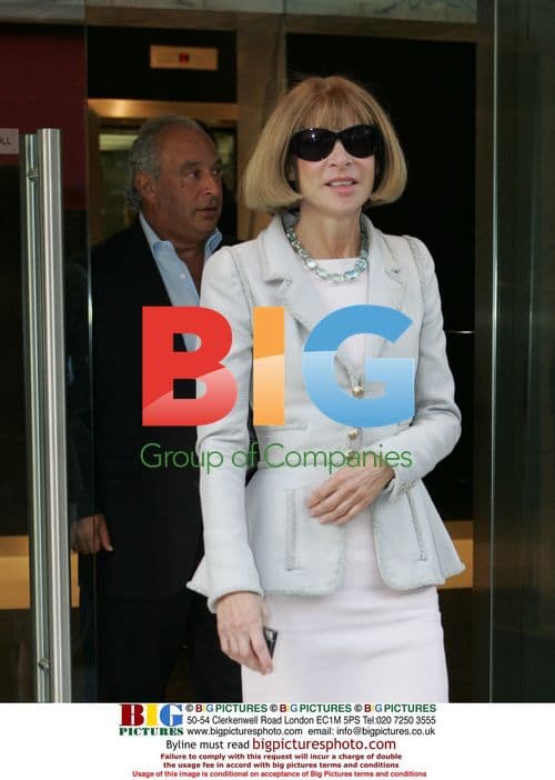 Anna Wintour Leaves Top Shop