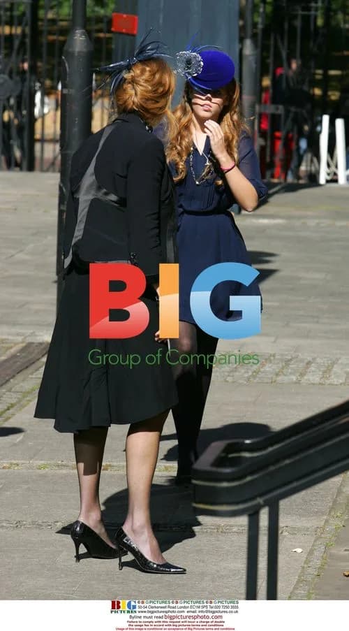Duchess of York and Daughter at Isabella Blow Memorial