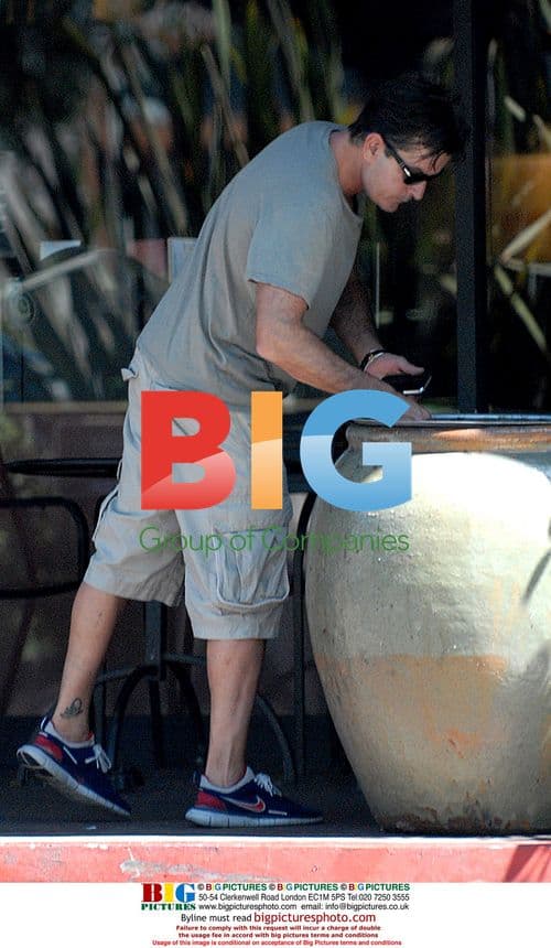 Charlie Sheen Meeting with Janine Habek