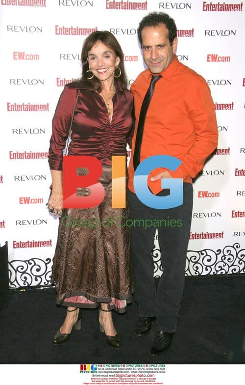 Tony Shalhoub and wife at EW Emmy Party
