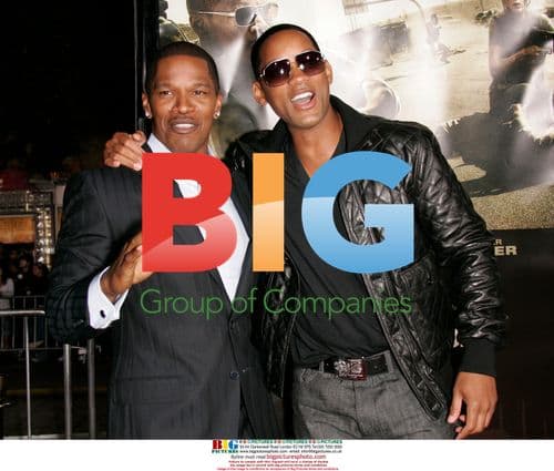 Jamie Foxx & Will Smith at 'The Kingdom' Premiere