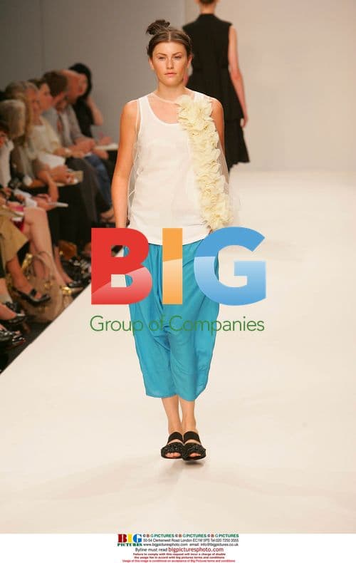 Models at London Fashion Week John Rocha Show