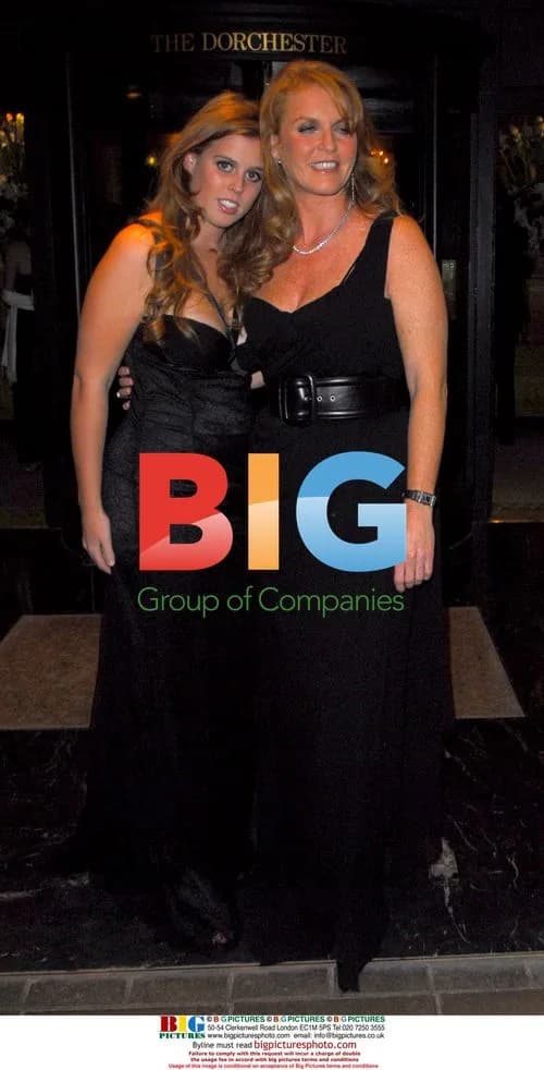 Princess Beatrice and Sarah Ferguson at Dorchester Hotel