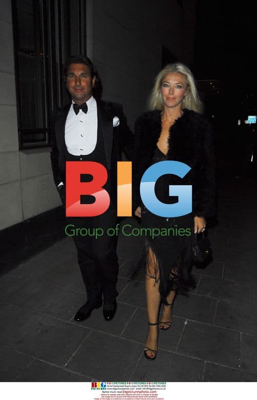 Tamara Beckwith and husband at Dorchester Hotel