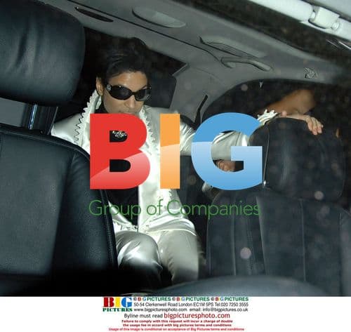 PRINCE leaving 'The Golden Age of Couture' gala