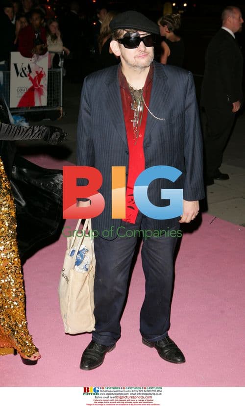Shane McGowan at V&A 'Golden Age of Couture' Gala