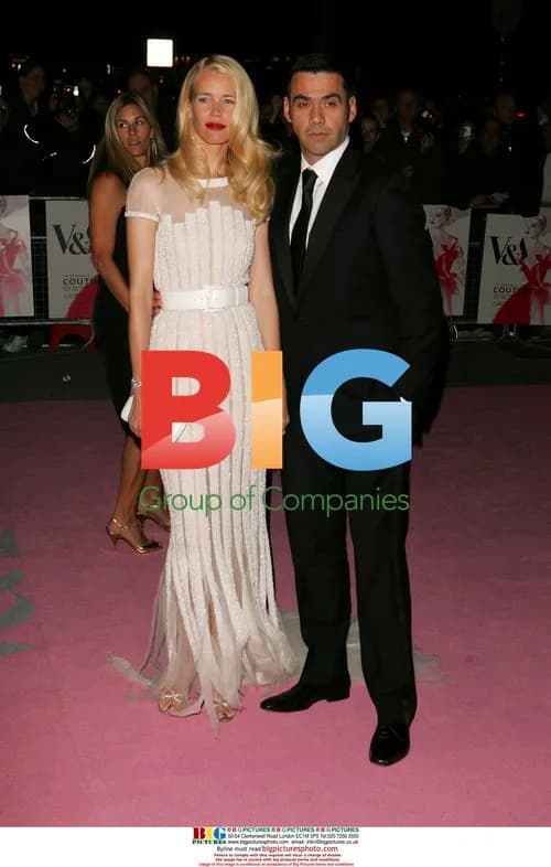 Claudia Schiffer & Roland Mouret at V&A Gala