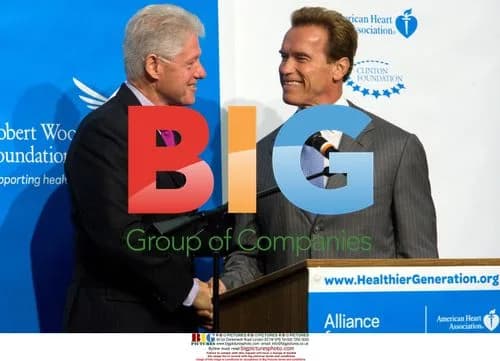 Bill Clinton and Arnold Schwarzenegger Announce Partnership