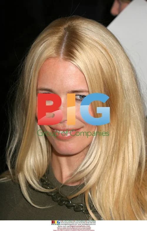 Claudia Schiffer at London Fashion Week 2007