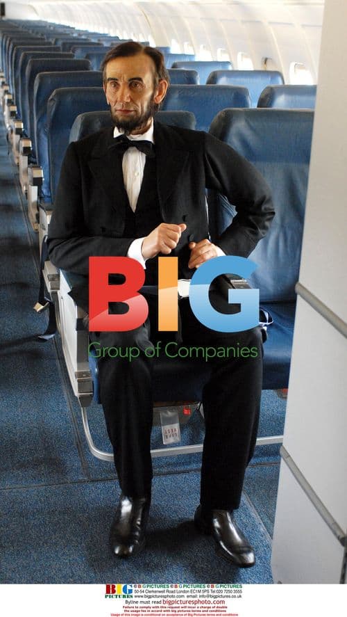 Abraham Lincoln Wax Figure on Plane