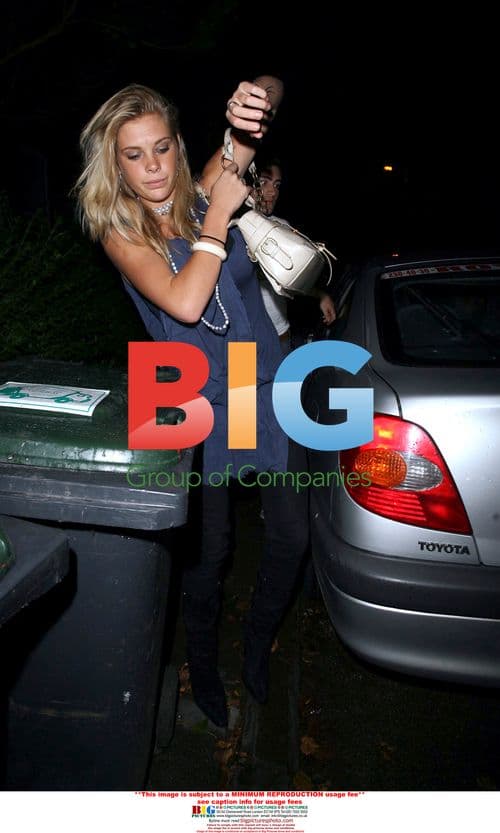 Chelsy Davy Leaves Nightclub with Mystery Man