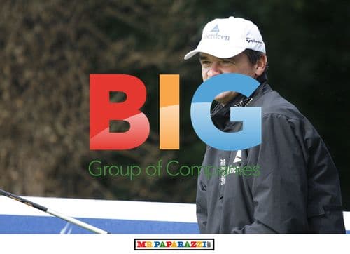 Golfer Paul Lawrie at Pro AM Golf Tournament