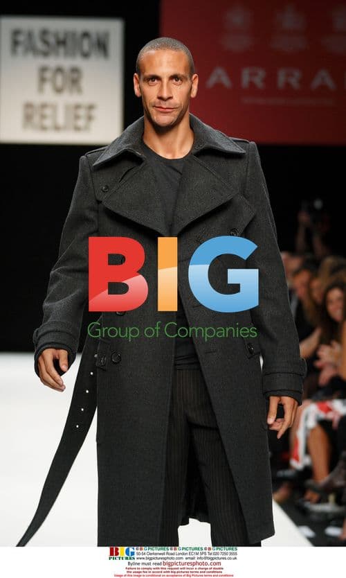 Rio Ferdinand at Fashion For Relief Show