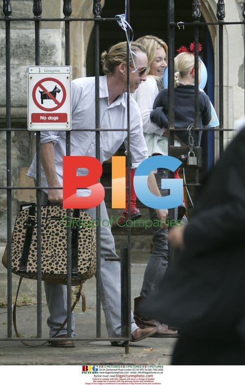 Kate Moss Leaving Children's Party