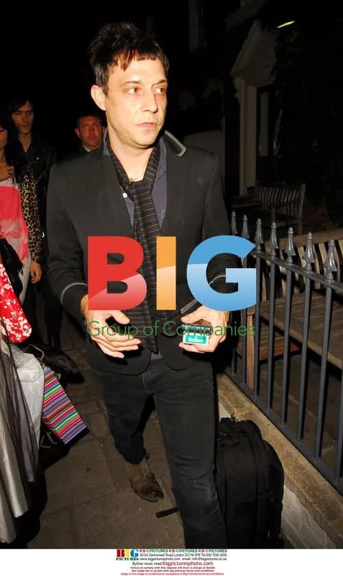 Jamie Hince Arrives at Wedding Reception