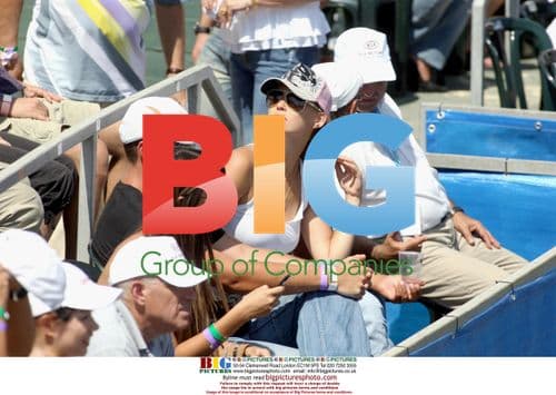 Bar Refaeli Bored at Tennis Match