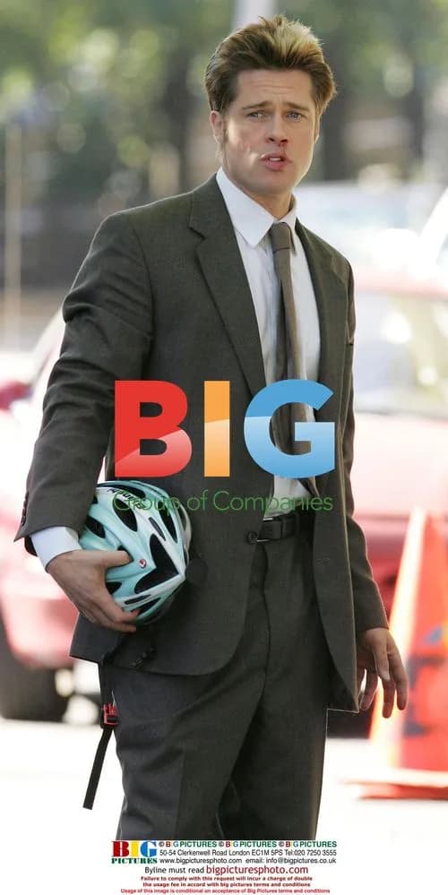 Brad Pitt Films 'Burn After Reading' in NYC