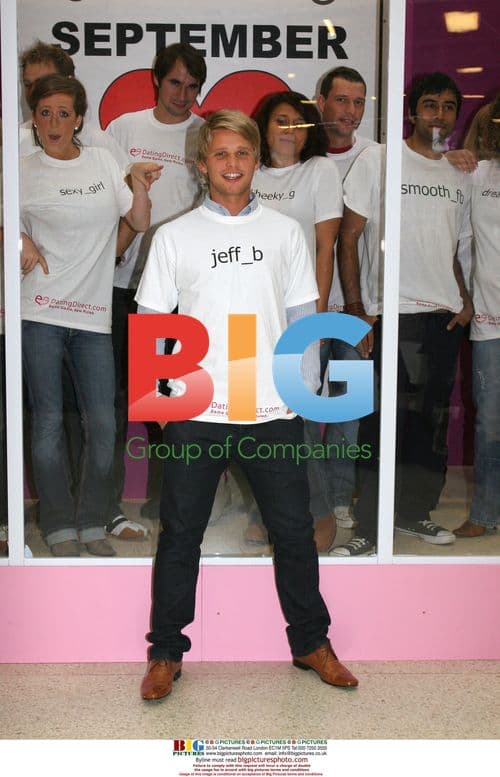 Bianca Gascoigne and Jeff Brazier at National Dating Day