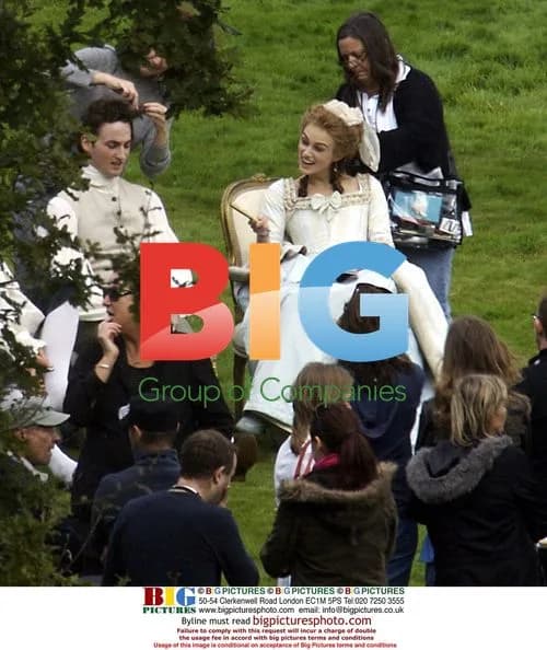 Keira Knightley on set of 'The Duchess'