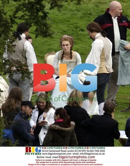 Keira Knightley on set of 'The Duchess'