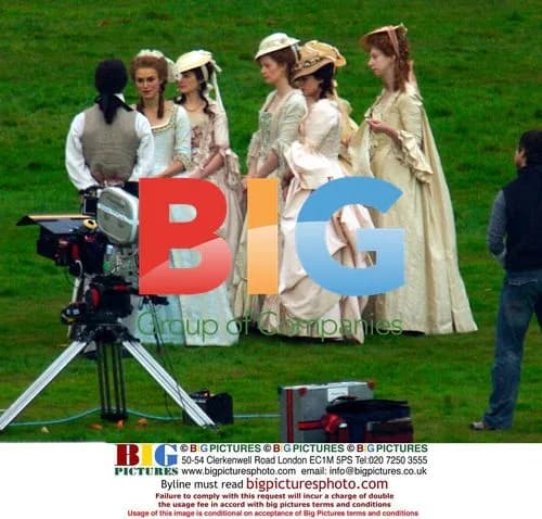 Keira Knightley on set of 'The Duchess'