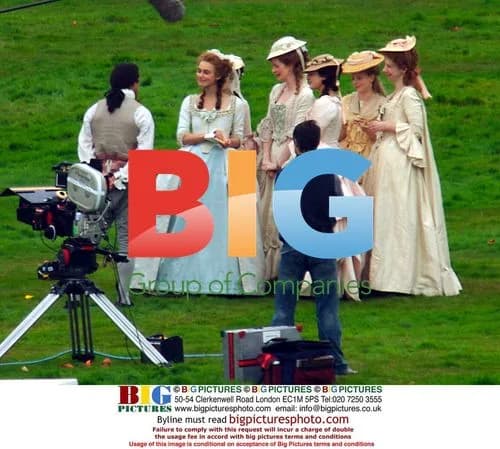 Keira Knightley on set of 'The Duchess'