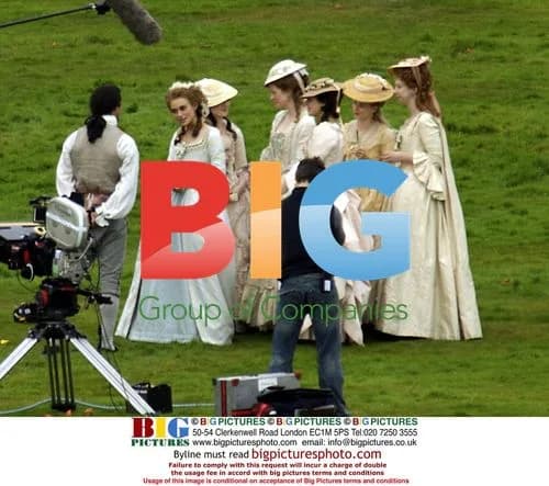Keira Knightley on set of 'The Duchess'