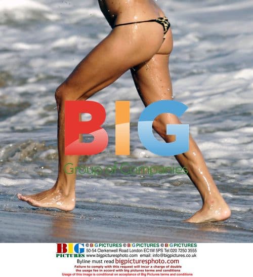 Pam Anderson and Rick Solomon on Malibu Beach