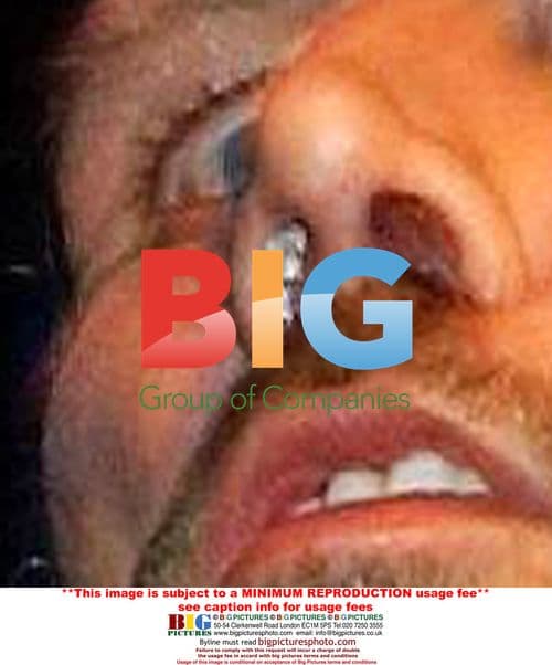 Bez of Happy Mondays Snorts Powder on Stage