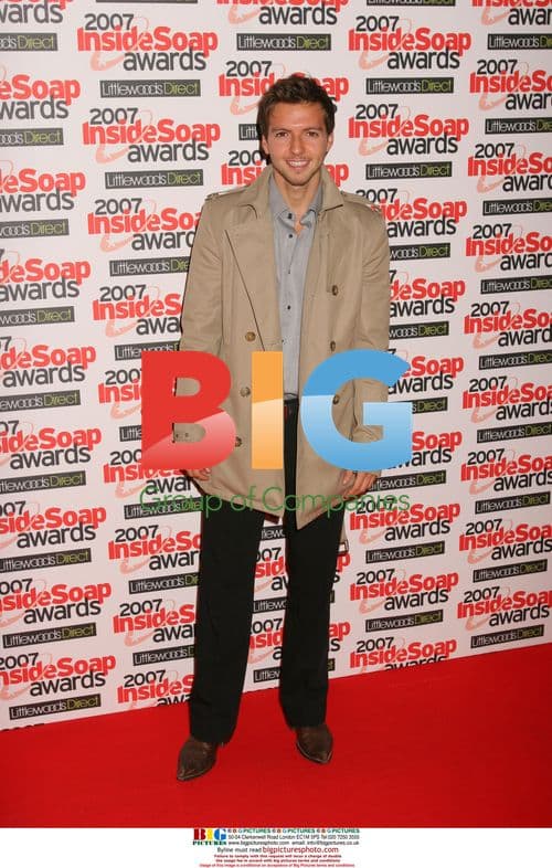 Guy Burnett at Inside Soap Awards 2007