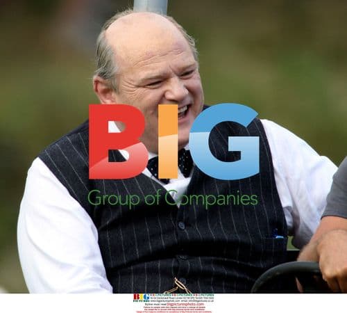 Brendan Gleeson films 'Churchill at War' scenes