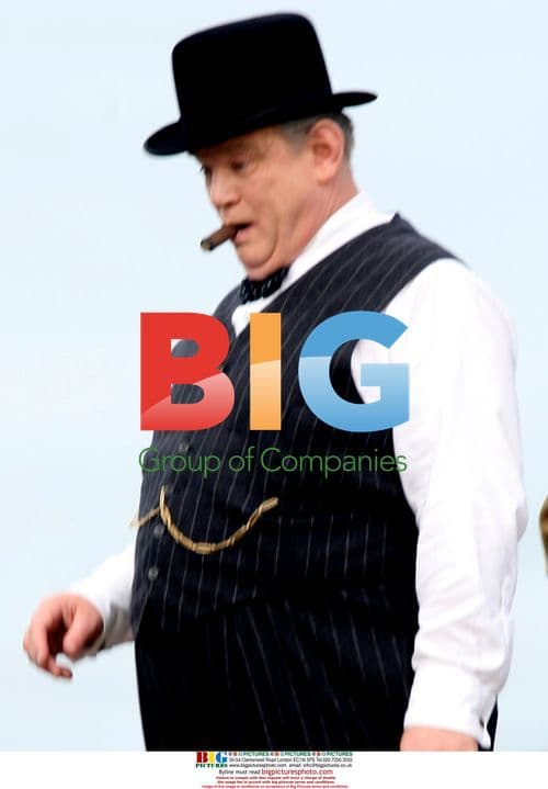 Brendan Gleeson Filming 'Churchill at War'