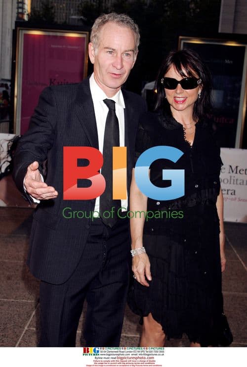 JOHN MCENROE and PATTY SMYTH at Metropolitan Opera Gala