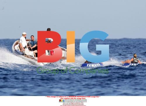 Kate Moss Topless in the Sea